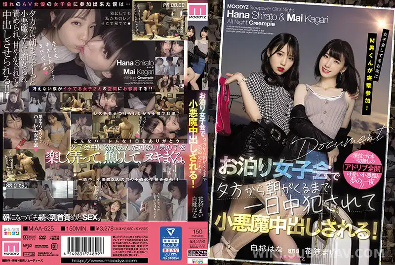 MIAA-525 여자들끼리 파티하는데 웬 M남이 난입? 밤새도록 돌림빵 당하고 소악마들에게 제대로 박히는 하루