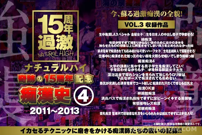 NHDTA-597-D-3 ナチュラルハイ奇跡の15周年記念 痴●史(4)2011-2013 VOL.3
