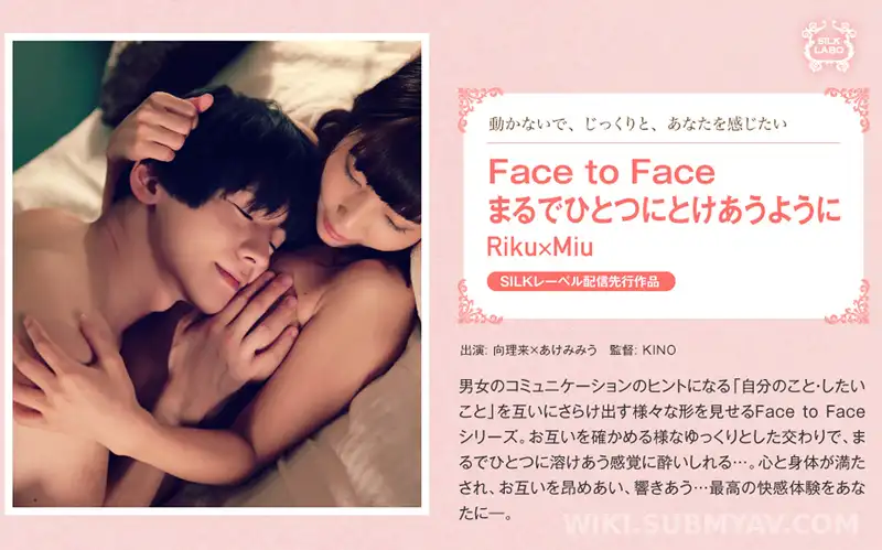 SILKS-036 Face to Face: 서로의 모든 걸 녹여내는 밀착 교감