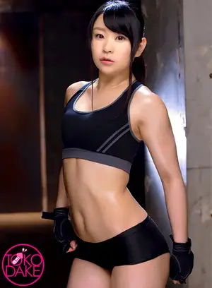 Subduing the black-haired self-defense instructor